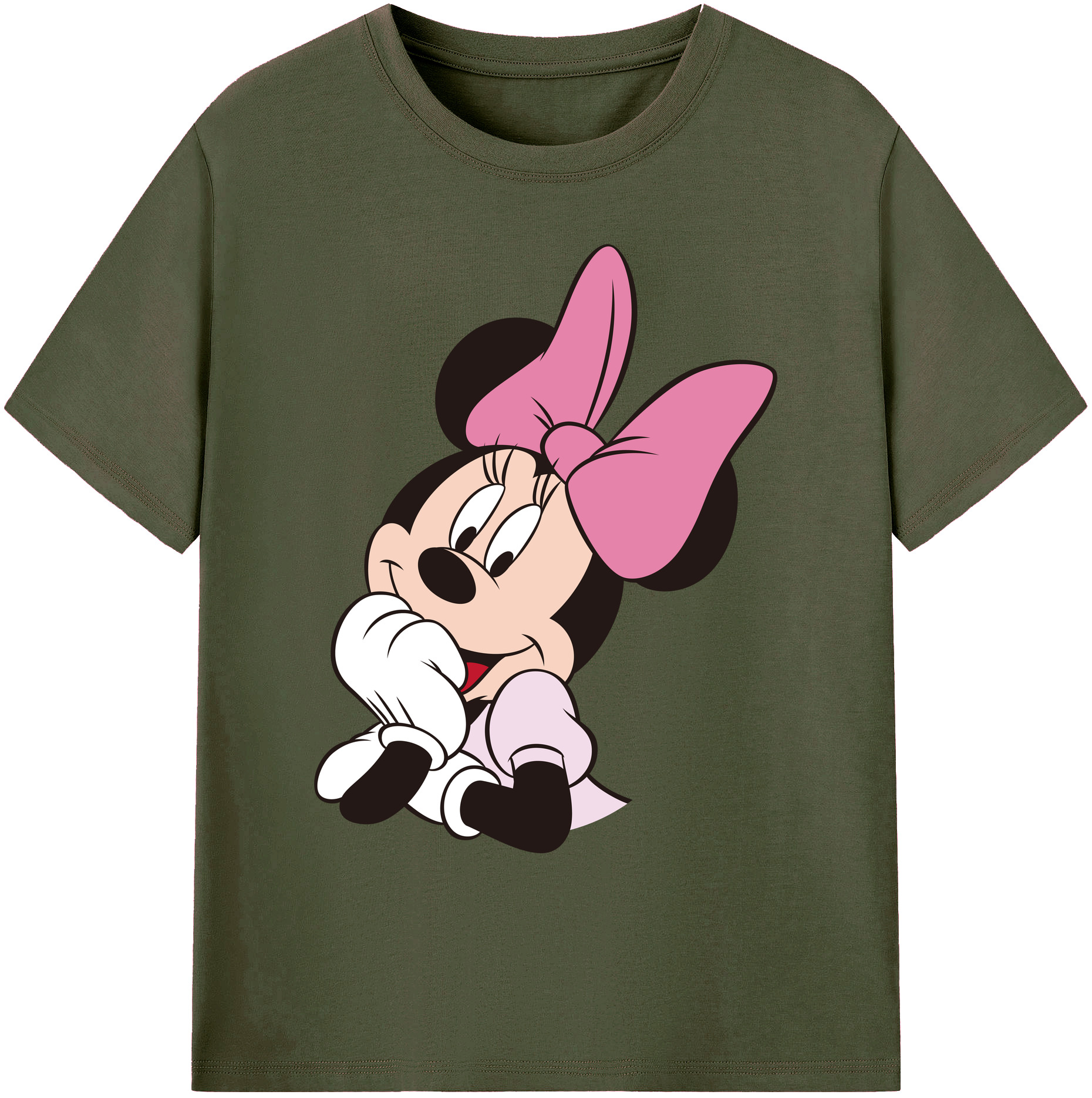 ミッキーマウス Mickey Mouse 綿100％ メンズ半袖Tシャツ｜肌触りやわらか＆通気性